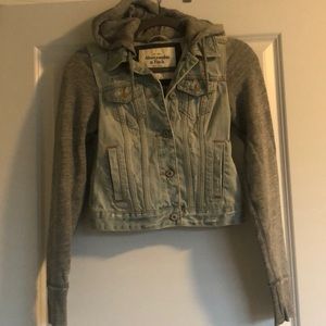 Abercrombie & Fitch Jean hoodie jacket